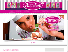 Tablet Screenshot of elpastelero.com.mx